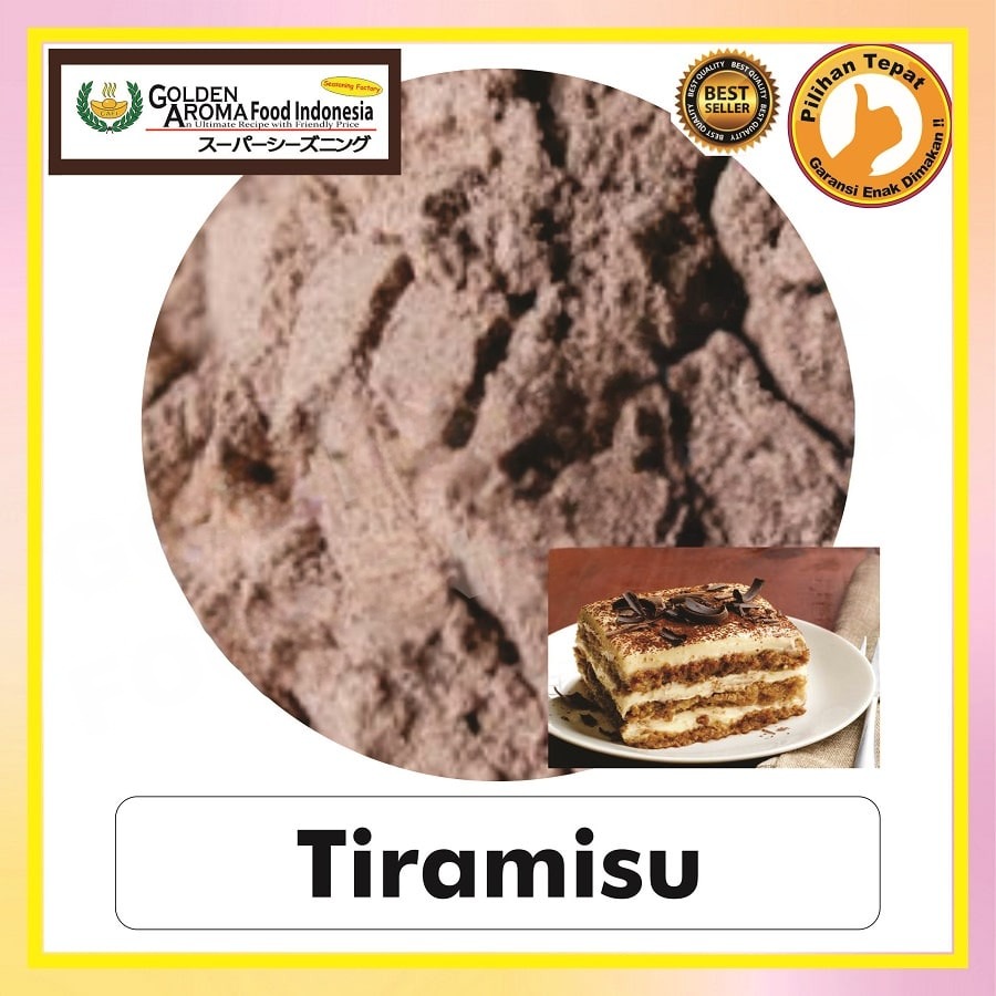 Bubuk Tabur Manis Tiramisu Seasoning Drink Bubuk Bumbu Instan Sebaguna Halal