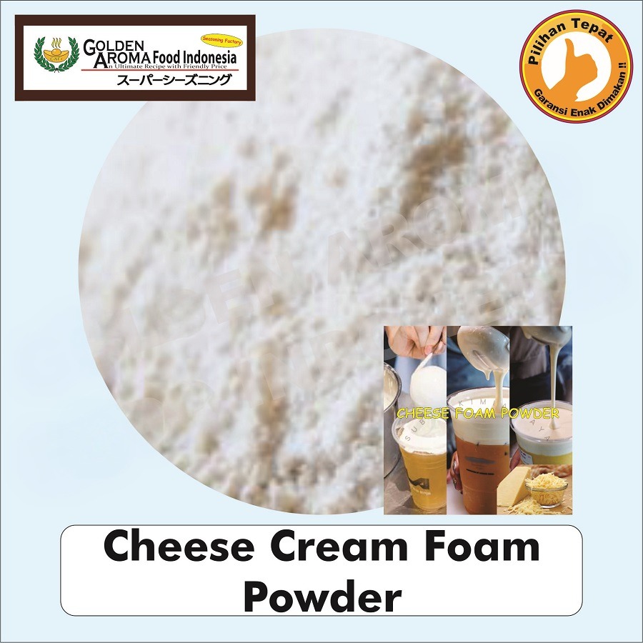 Bubuk Cheese Cream Foam Powder Topping Minuman Keju Halal