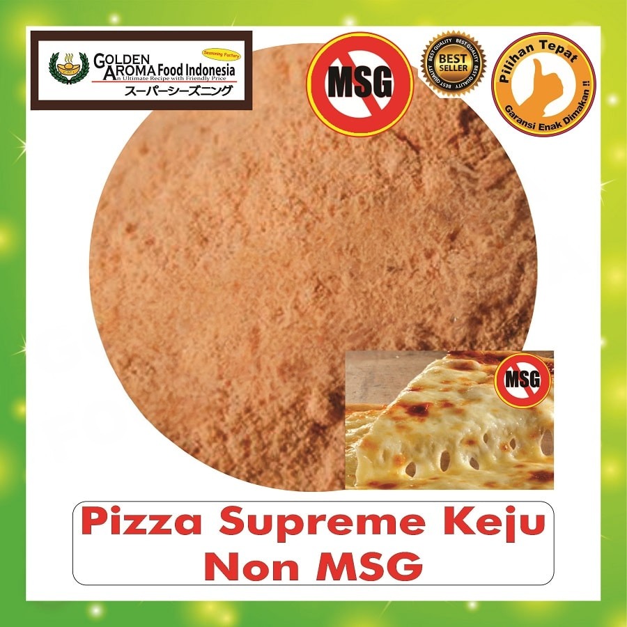 Bubuk Tabur Pizza Supreme Keju Seasoning Powder Bumbu Masak Instan Sebaguna Halal