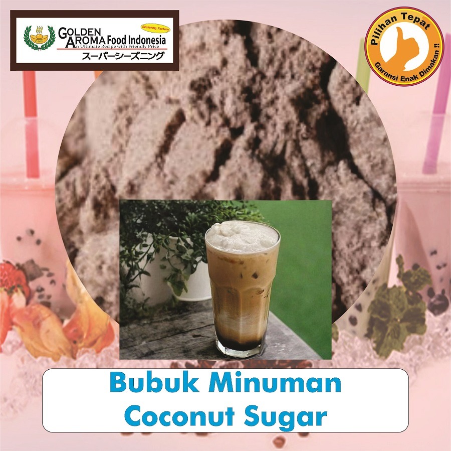 Bubuk Minuman Gula Aren, Coconut Sugar Drink Powder Serbuk Instan Serbaguna Halal