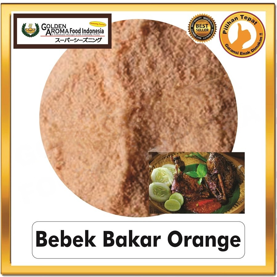 Bubuk Tabur Bebek Bakar Orange Seasoning Powder Bumbu Masak Instan Sebaguna Halal