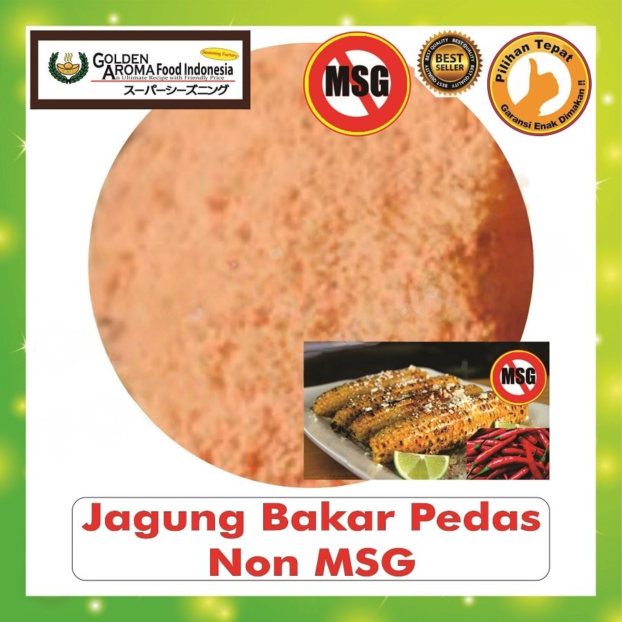 Bubuk Tabur Jagung Bakar Pedas Seasoning Powder Bumbu Instan Sebaguna Halal