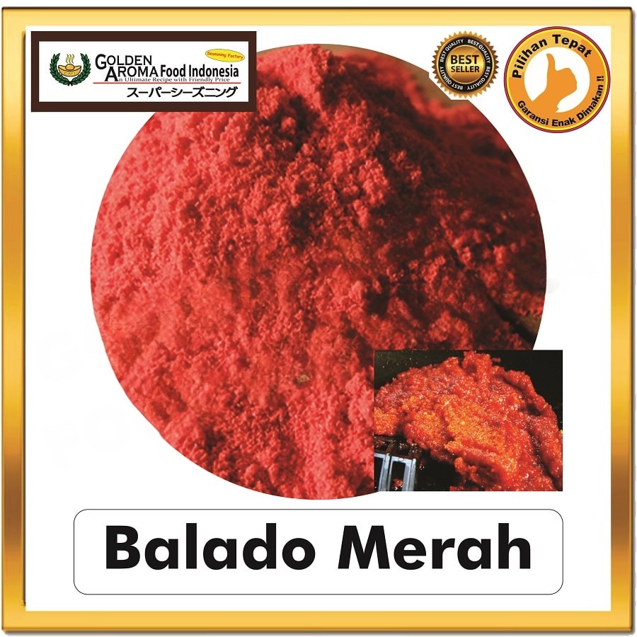 Bubuk Tabur Balado Merah Seasoning Powder Bumbu Masak Instan Sebaguna Halal