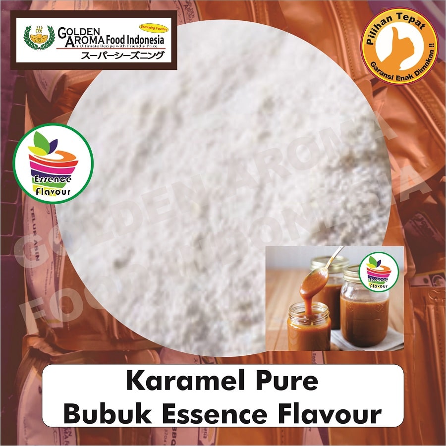 Bubuk Pure Karamel Murni Essence Powder Caramel Flavour Masak Serbaguna Instan