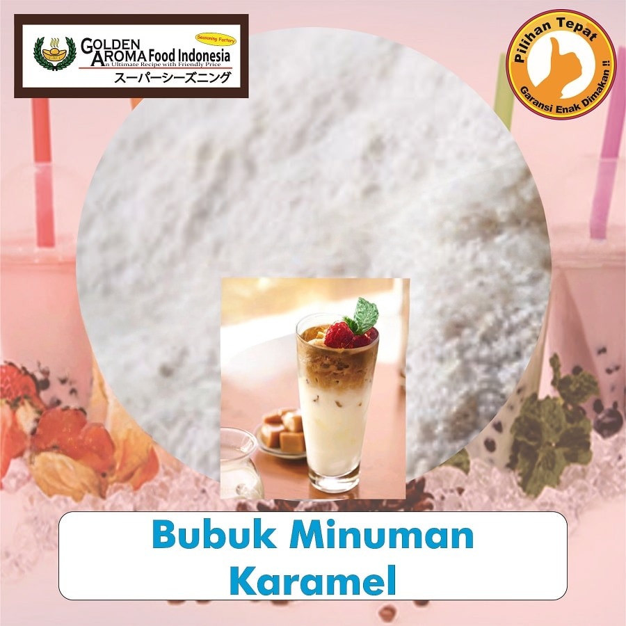 Bubuk Minuman Karamel Drink Powder Caramel Serbuk siap seduh Instan Sebaguna Halal