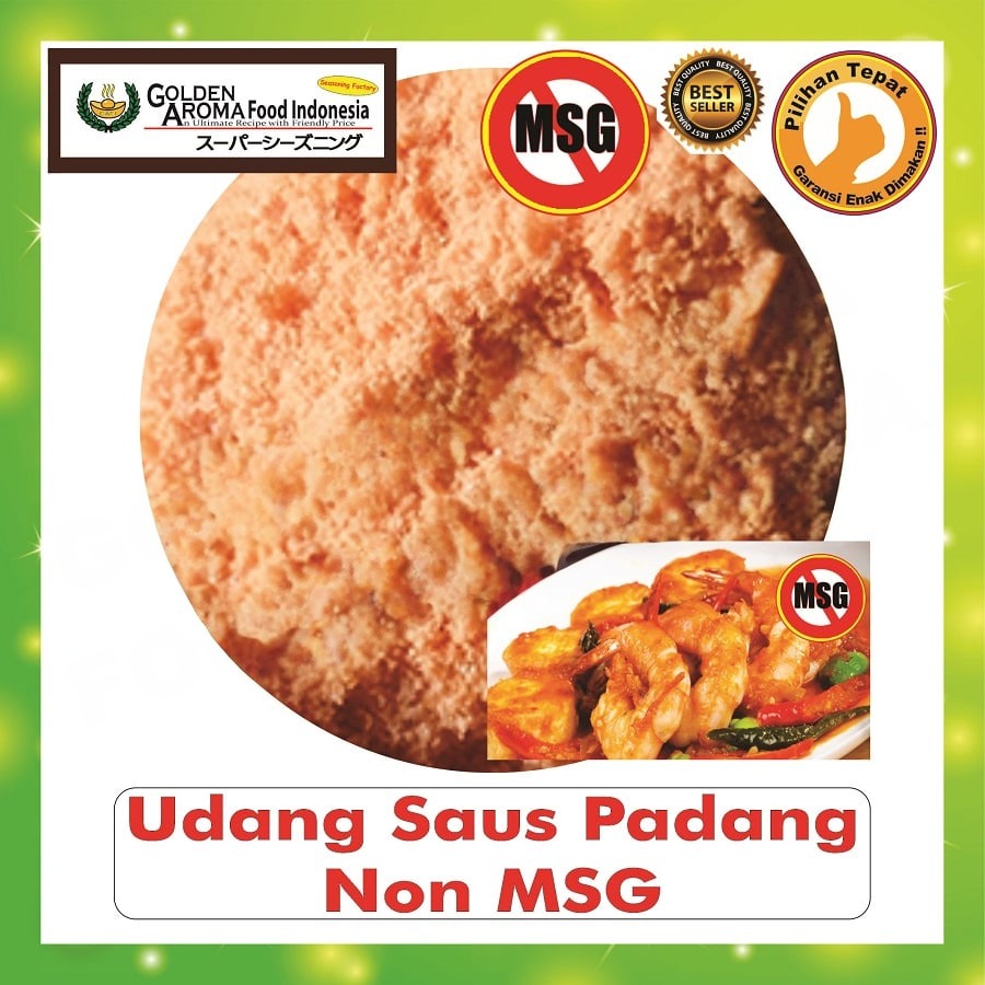 Bubuk Tabur Udang Saus Padang Seasoning Powder Bumbu Masak Instan Sebaguna Halal