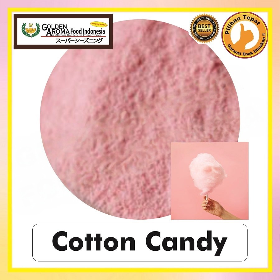 Bubuk Tabur Manis Permen Kapas Cotton Candy Seasoning Powder Bumbu Instan Serbaguna Halal
