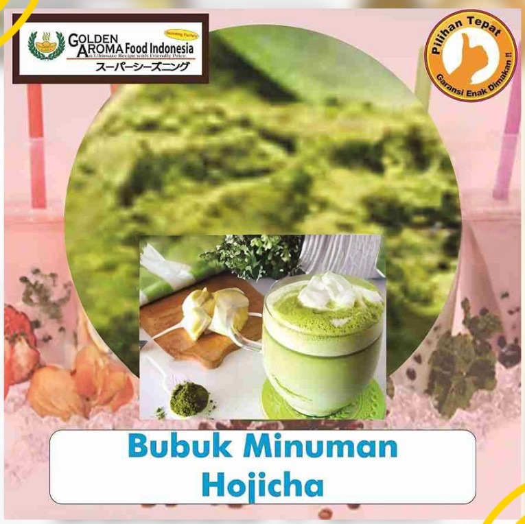 Bubuk Minuman Hojicha Drink Powder Serbuk Serbaguna Instan Sebaguna Halal