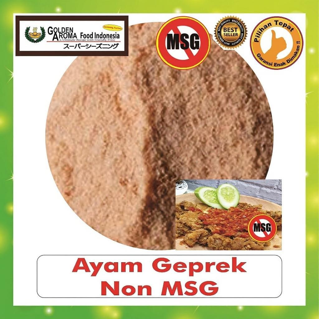 Bubuk Tabur Ayam Geprek Seasoning Powder Pedas Bumbu Masak Instan Sebaguna Halal