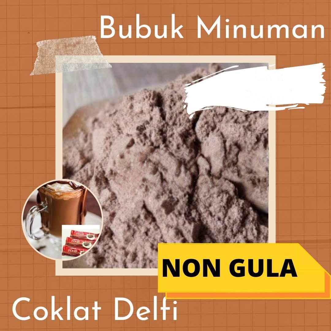 Bubuk Minuman Coklat Delfi Drink Powder Chocolate Milk Serbuk Serbaguna Instan Sebaguna Halal