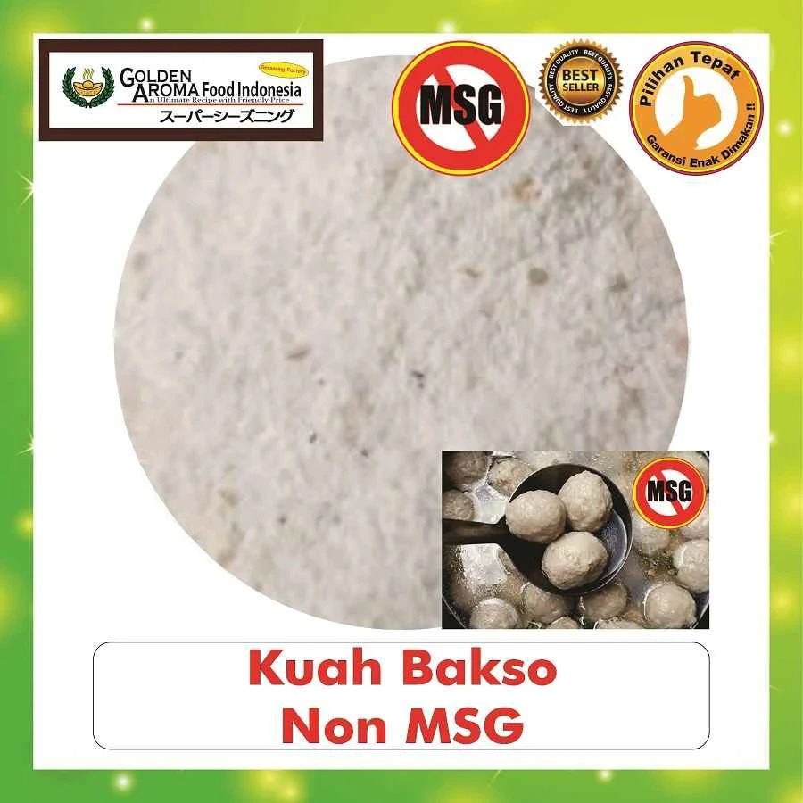 Bubuk Tabur Kuah Bakso Spesial Seasoning Powder Special Meatball Soup Bumbu Serbaguna Halal