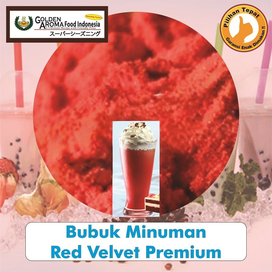 Bubuk Minuman Red Velvet Premium Drink Powder Serbuk Serbaguna Instan Sebaguna Halal