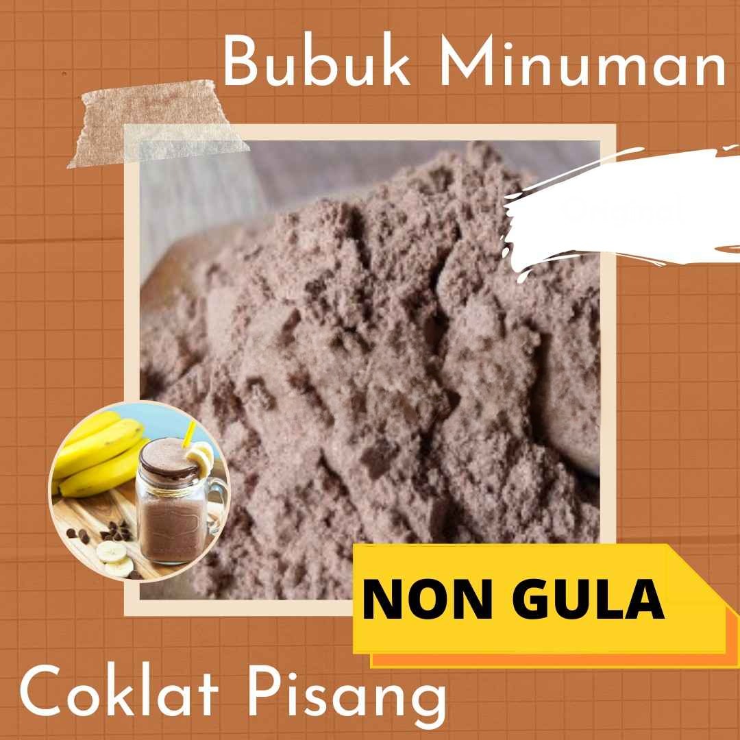 Bubuk Minuman Coklat Pisang Drink Powder Serbuk Banana Chocolate Serbaguna Instan Sebaguna Halal