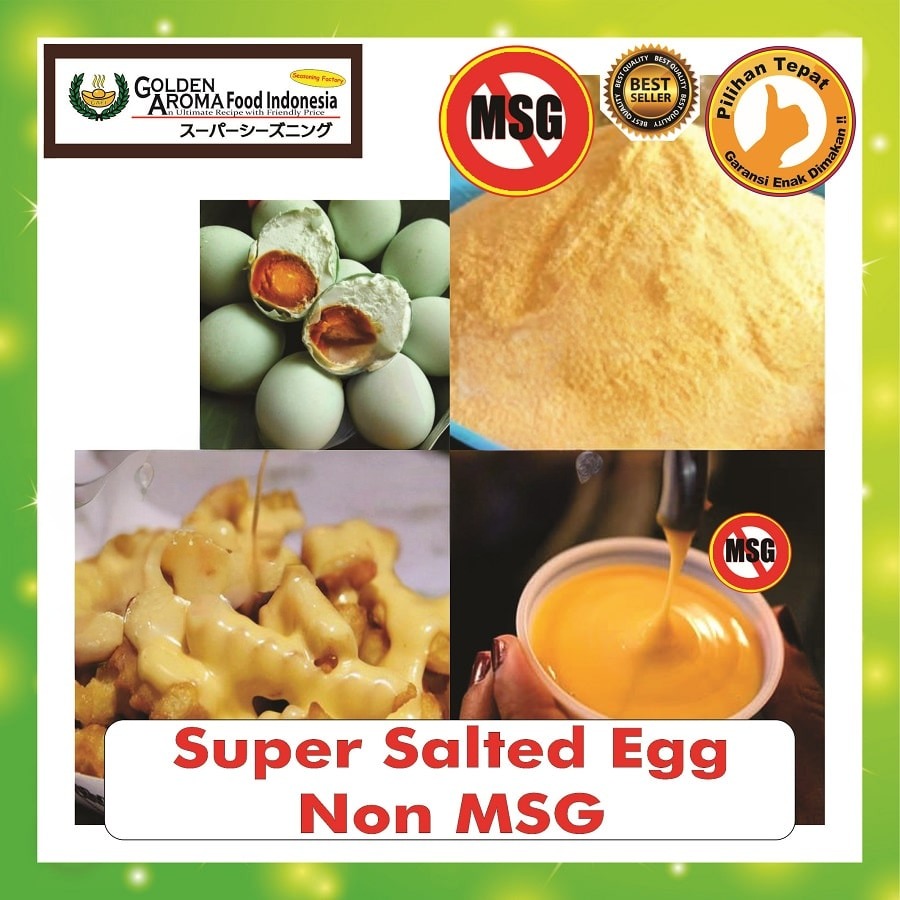 Bubuk Tabur Telur Asin Super Seasoning Powder Bumbu Masak Instan Sebaguna Halal