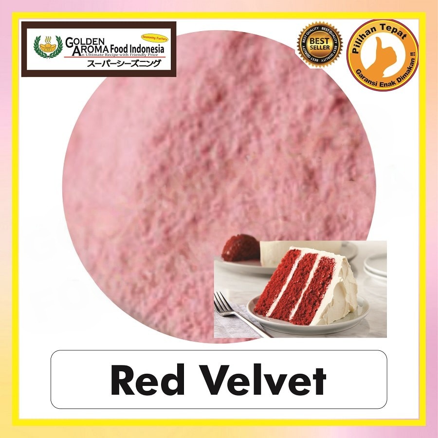 Bubuk Tabur Manis Red Velvet Seasoning Powder Serbuk Bumbu Masak Serbaguna Instan Sebaguna Halal