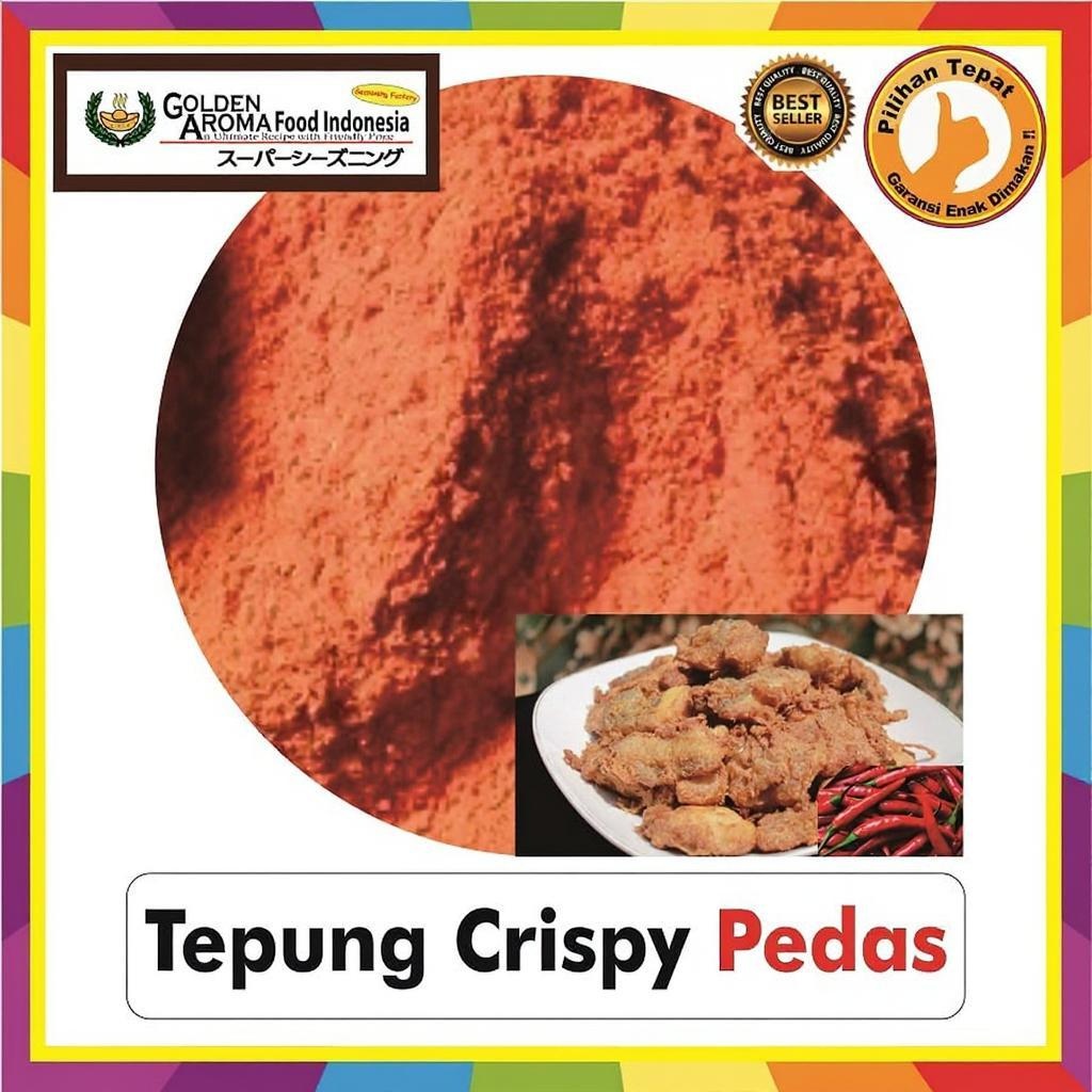 Tepung Bumbu Crispy Ayam Gurih Pedas Enak Murah Halal Fried Chicken