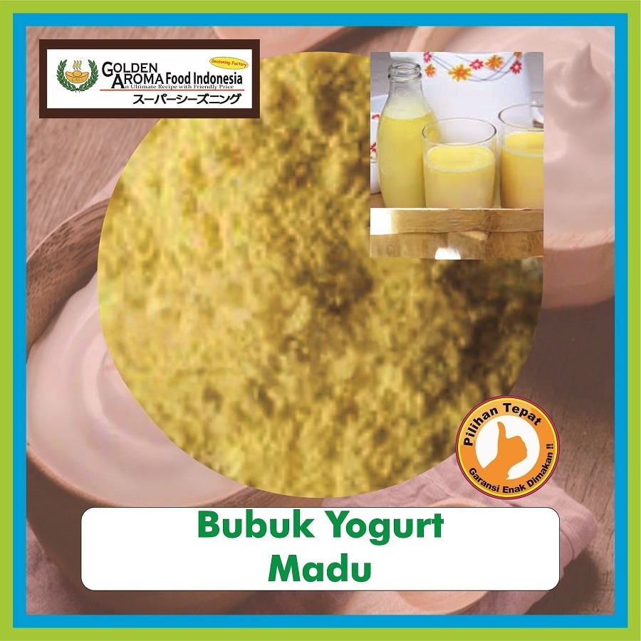 Bubuk Yogurt Madu Drink Powder Yoghurt Honey Serbuk Serbaguna Instan Sebaguna Halal