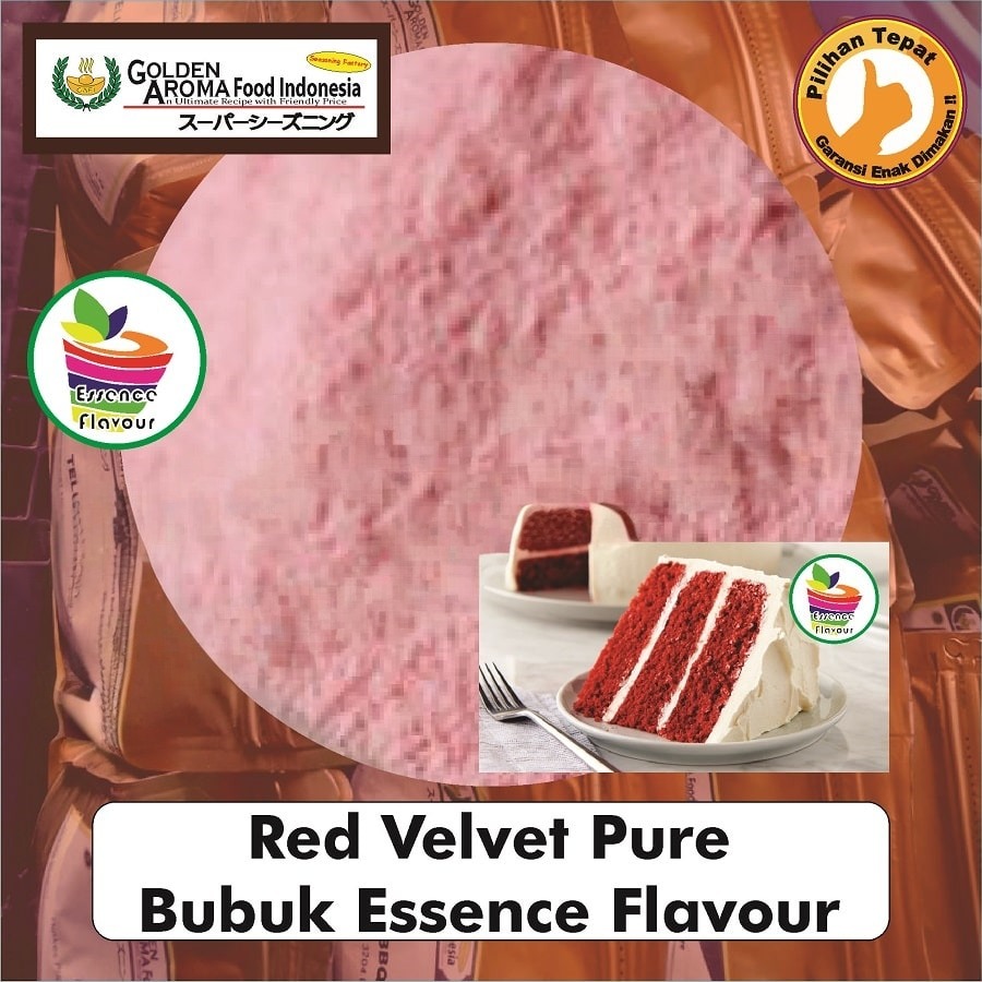 Bubuk Pure Red Velvet Murni Essence Powder Flavour Masak Serbaguna Instan