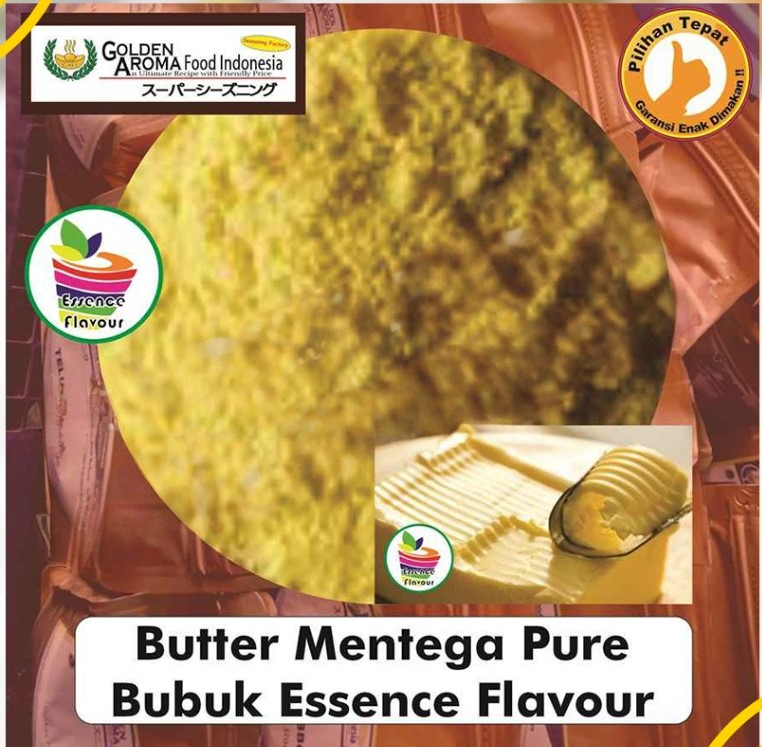 Bubuk Pure Butter Mentega, Murni Essence Powder Flavour Masak Serbaguna Instan