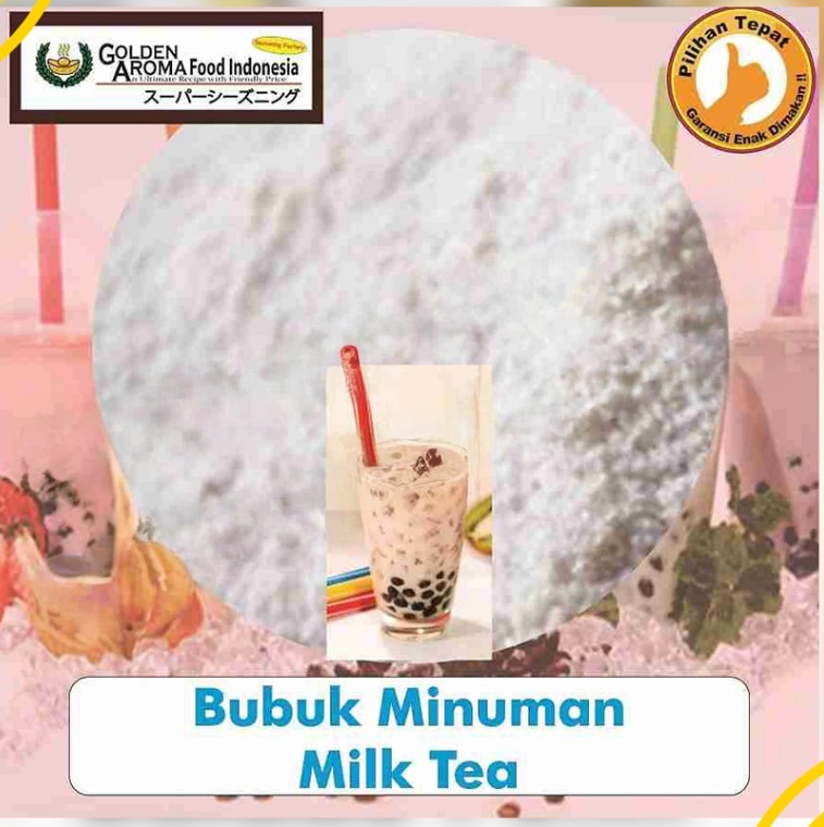Bubuk Minuman Milk Tea Drink Powder Teh Susu Serbuk siap seduh Instan Sebaguna Halal