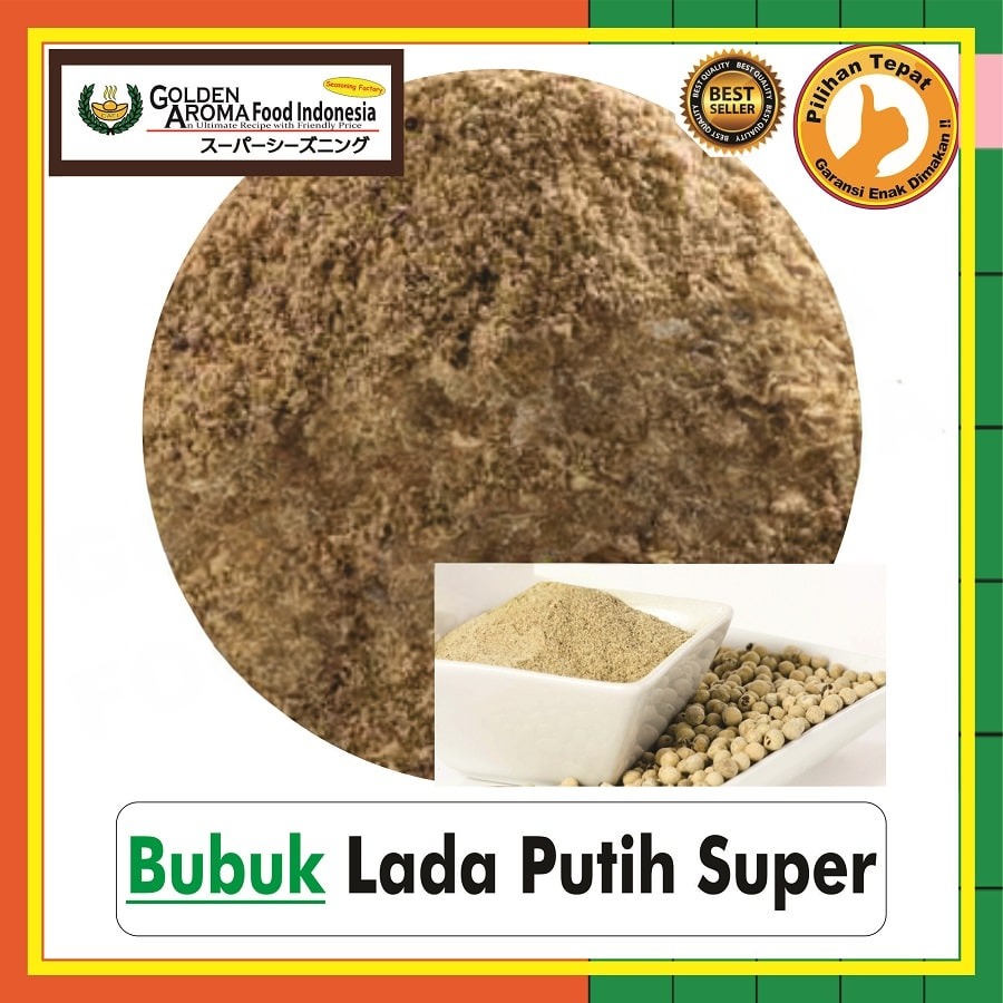Bubuk Rempah Lada Putih Super Spice Powder Pepper Merica Bumbu Masak Serbaguna Instan Sebaguna Halal
