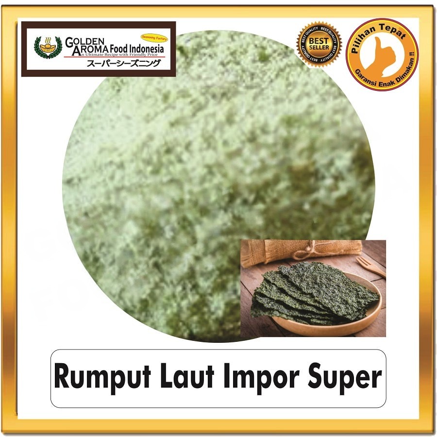 Bubuk Tabur Rumput Laut Super Seasoning Powder Nori Seaweed Bumbu Masak Serbaguna Instan Sebaguna Halal