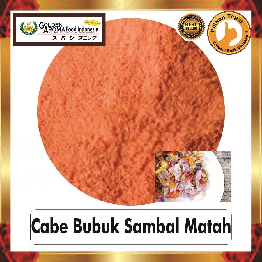 Bubuk Cabe Sambal Matah Chili Seasoning Powder Bumbu Tabur Masak Instan Sebaguna Halal