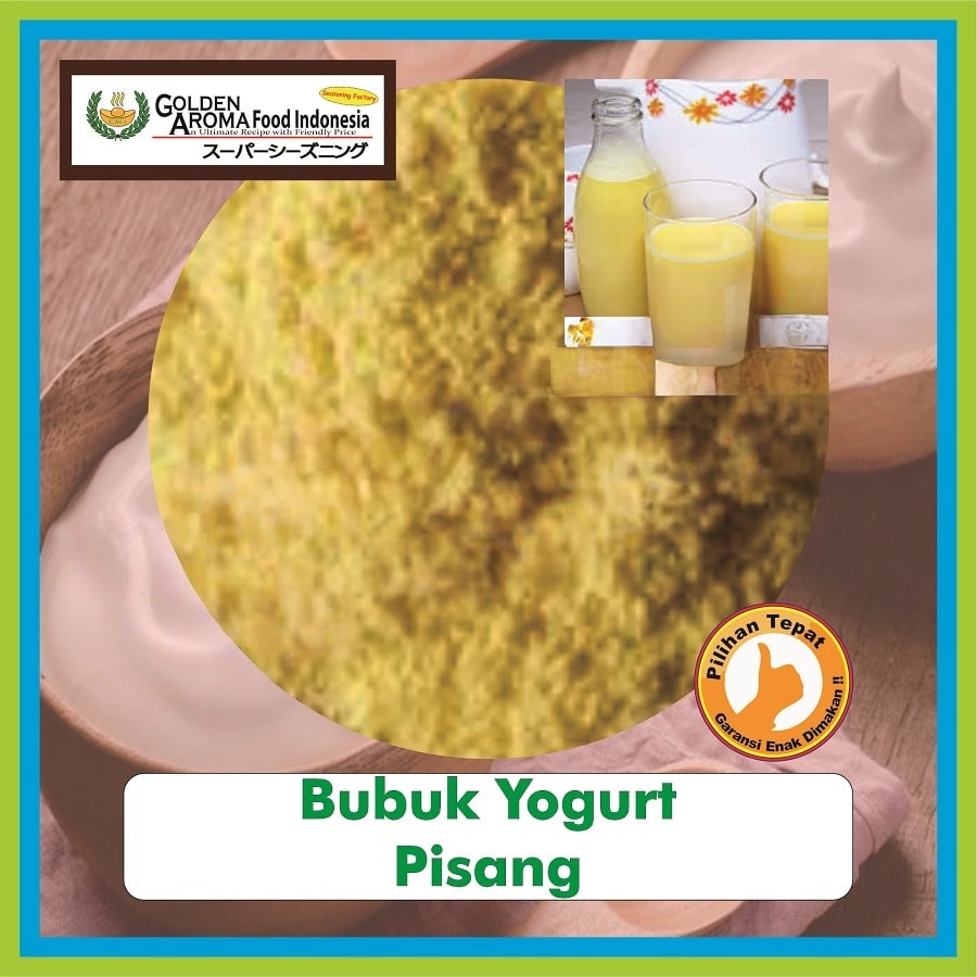 Bubuk Minuman Yogurt Pisang Drink Powder Serbuk Banana Yoghurt Instan Serbaguna Halal