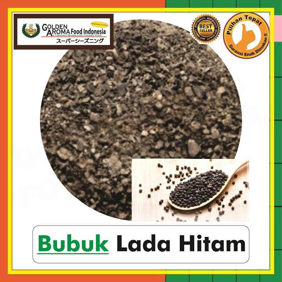 Bubuk Rempah Lada Hitam Spice Powder Black Pepper Bumbu Masak Serbaguna Instan Sebaguna Halal