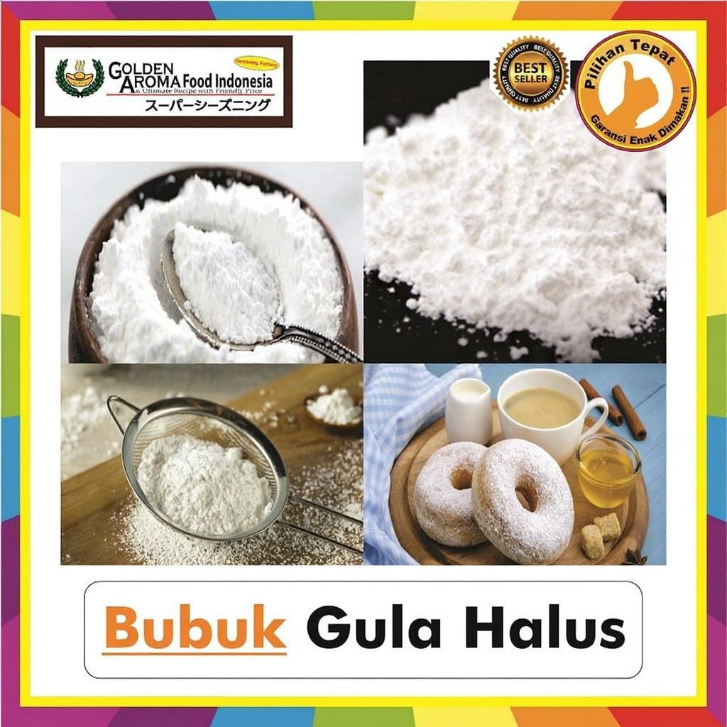 Bubuk Gula Halus, Sugar Powder Dusting Serbaguna Instan