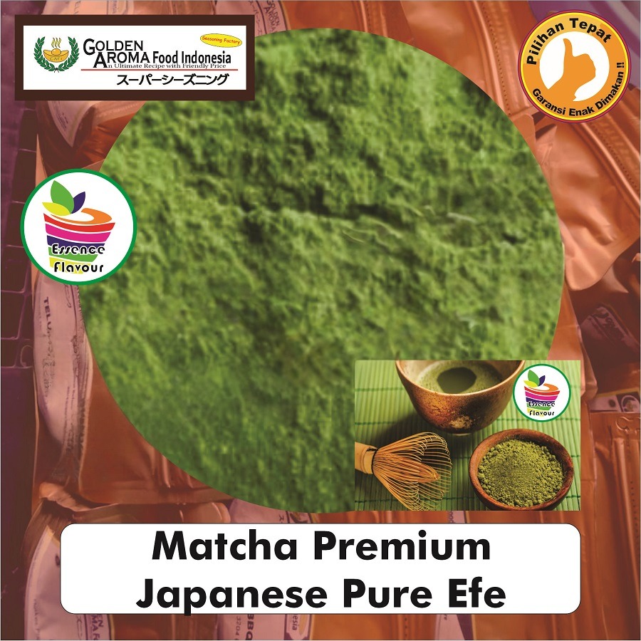 Bubuk Pure Matcha Premium Japanese Murni Essence Powder Teh Hijau Jepang Flavour Masak Serbaguna Instan