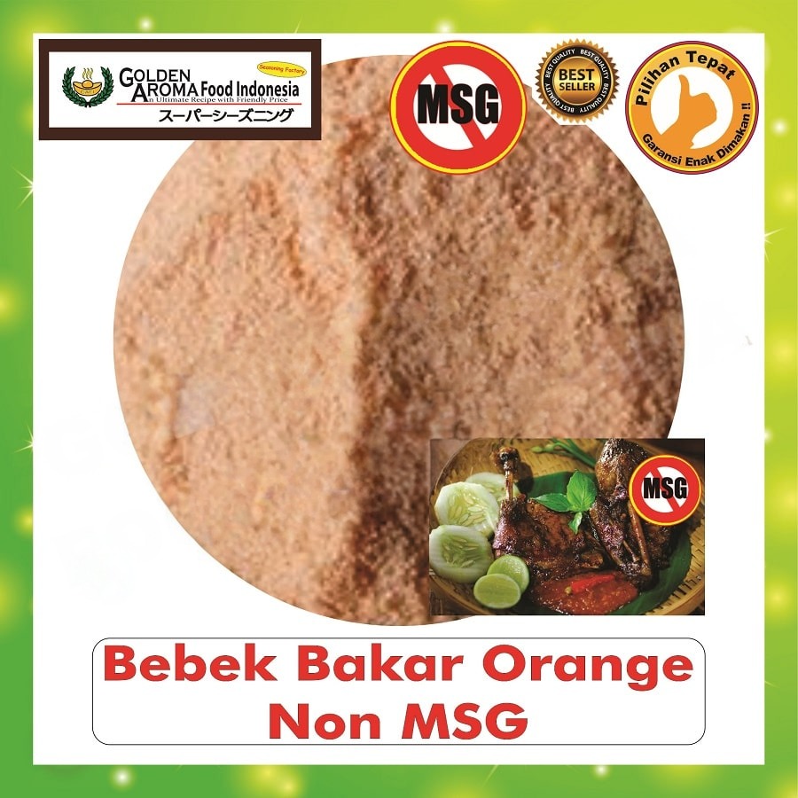Bubuk Tabur Bebek Bakar Orange Seasoning Powder Bumbu Masak Instan Sebaguna Halal