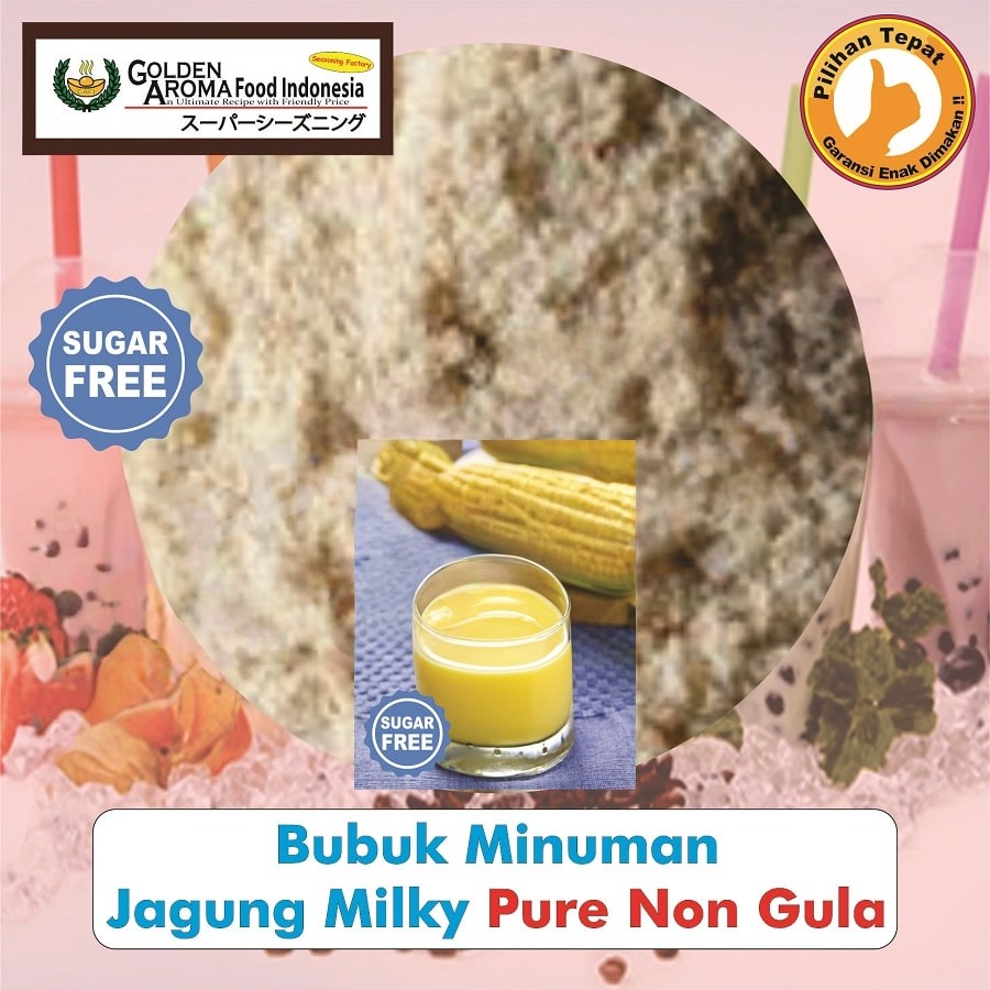 Bubuk Minuman Jagung Milky Drink Powder Corn Serbuk Minuman Serbaguna Instan Sebaguna Halal