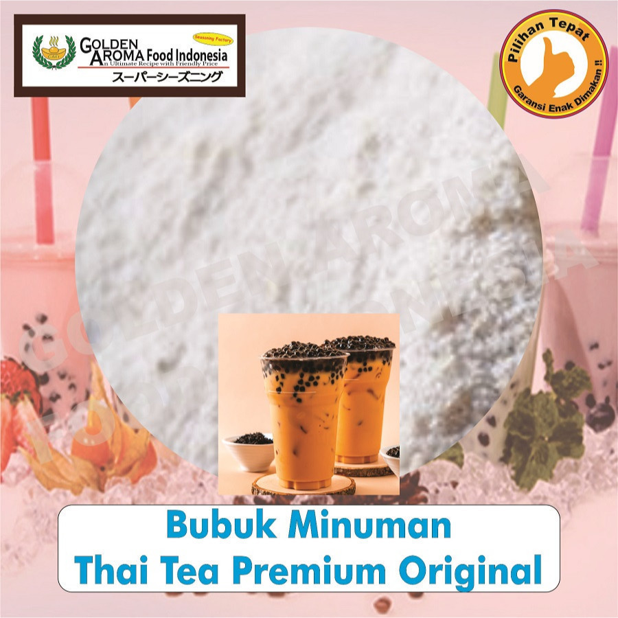 Bubuk Minuman Thai Tea Premium Drink Powder Serbuk Teh Thai Serbaguna Instan Sebaguna Halal
