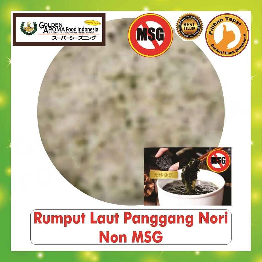 Bubuk Tabur Rumput Laut Panggang Seasoning Powder Nori Seaweed Bumbu Masak Serbaguna Instan Sebaguna Halal