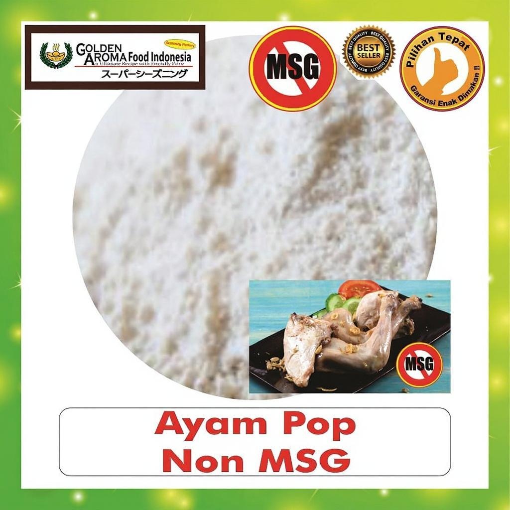 Bubuk Tabur Ayam Pop Seasoning Powder Bumbu Masak Instan Sebaguna Halal