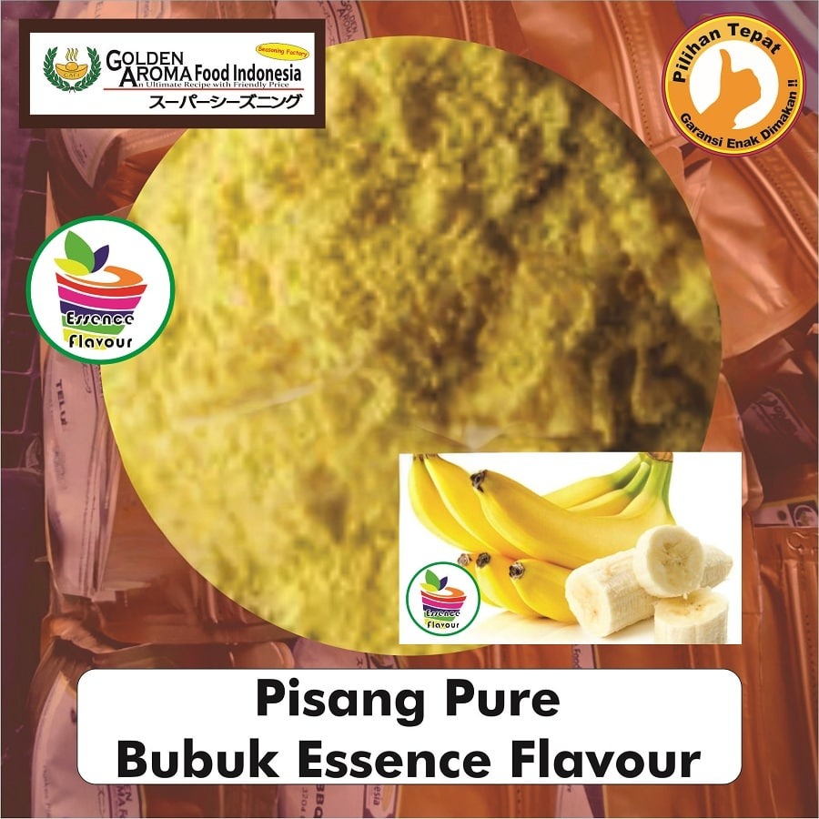 Bubuk Pure Pisang Murni Essence Powder Banana Flavour Masak Serbaguna Instan