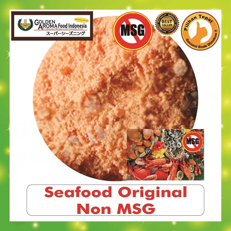 Bubuk Tabur Seafood Original Seasoning Powder Bumbu Masak Instan Sebaguna Halal