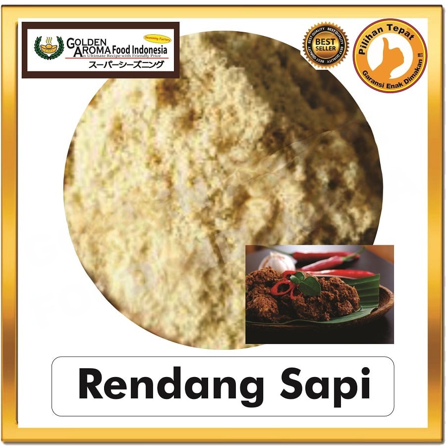 Bubuk Tabur Rendang Sapi Seasoning Powder Bumbu Masak Serbaguna Instan Sebaguna Halal