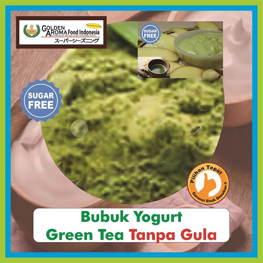 Bubuk Yogurt Green Tea Drink Powder Yoghurt Teh Hijau Serbuk Serbaguna Instan Sebaguna Halal