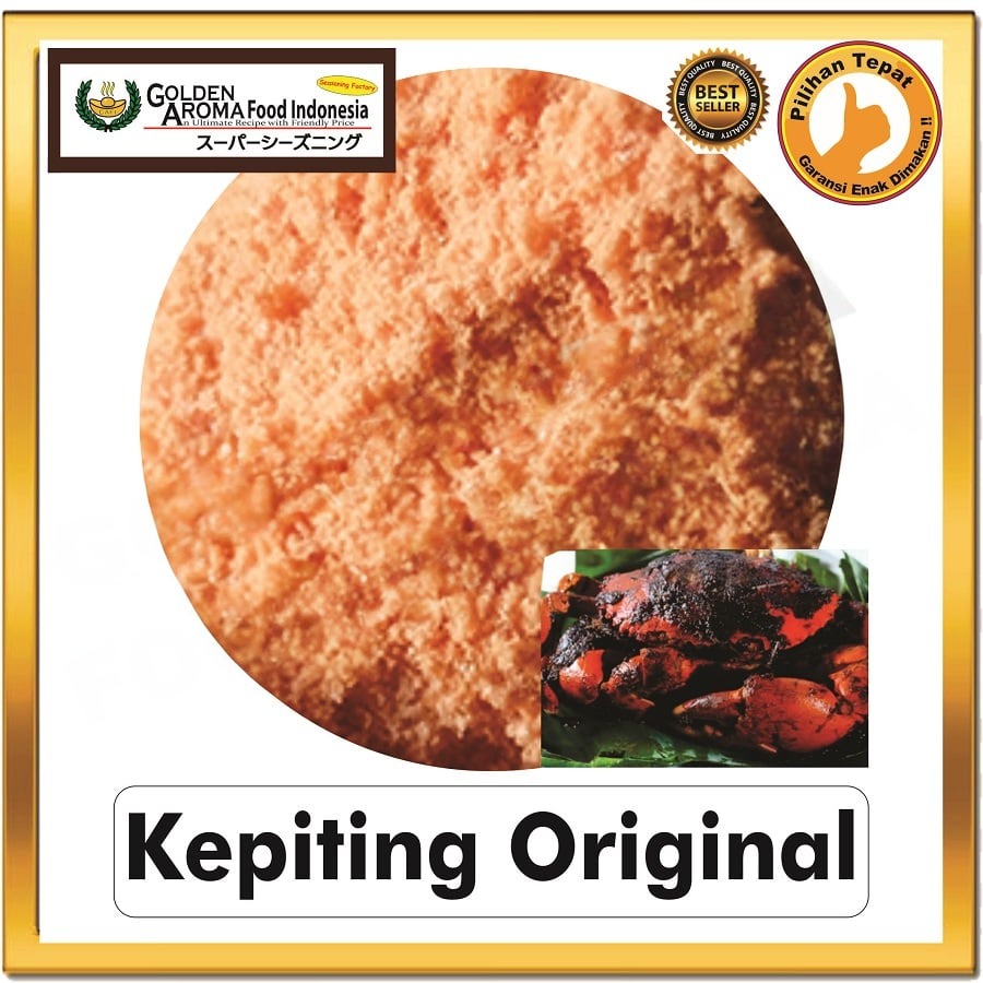Bubuk Tabur Kepiting Original Seasoning Powder Bumbu Masak Instan Sebaguna Halal