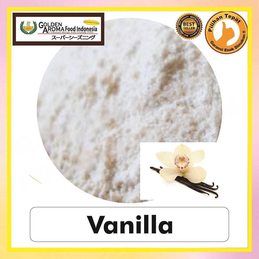 Bubuk Tabur Manis Vanila Putih Seasoning Powder Vanilla Bumbu Masak Serbaguna Instan Sebaguna Halal