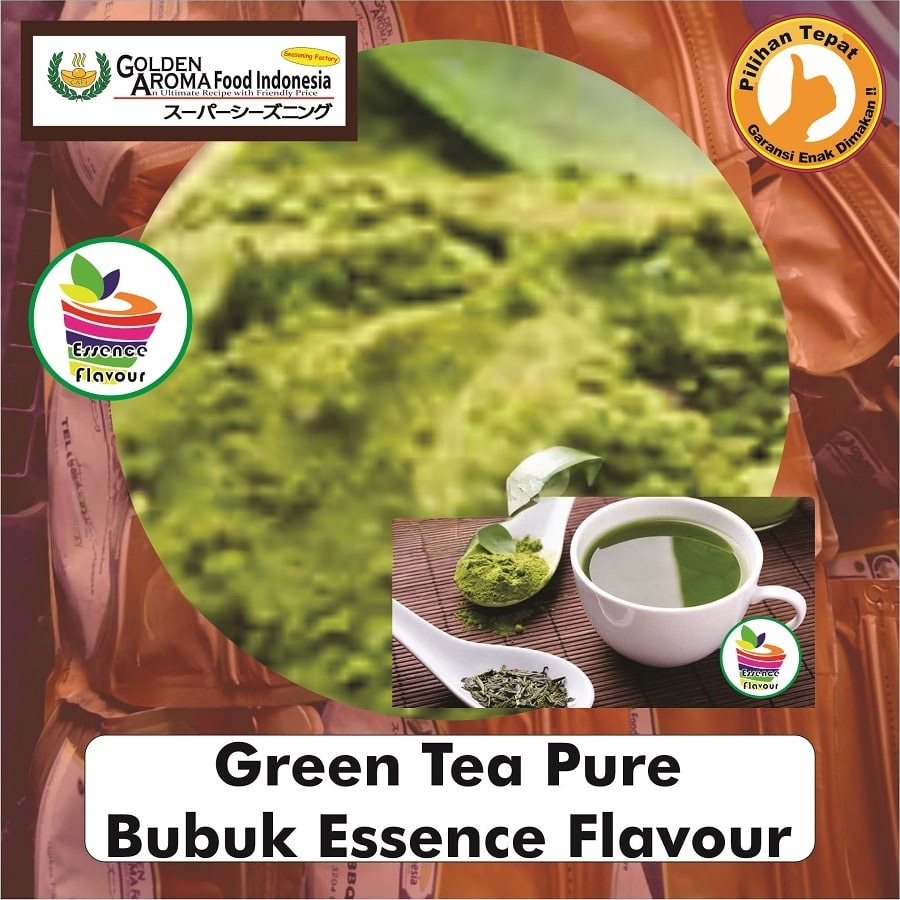 Bubuk Pure Green Tea Murni Essence Powder Teh Hijau Flavour Masak Serbaguna Instan
