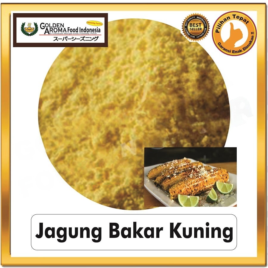 Bubuk Tabur Jagung Bakar Kuning Seasoning Powder Bumbu Instan Sebaguna Halal