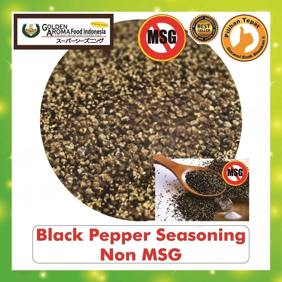 Bubuk Tabur Black Pepper Seasoning Powder Bumbu Instan Sebaguna Halal