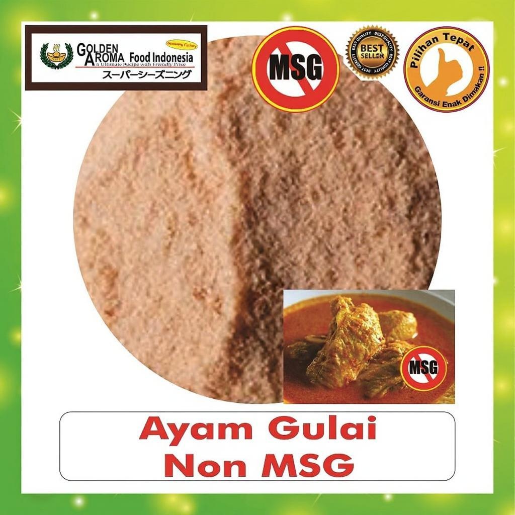 Bubuk Tabur Ayam Gulai Seasoning Powder Bumbu Masak Instan Sebaguna Halal
