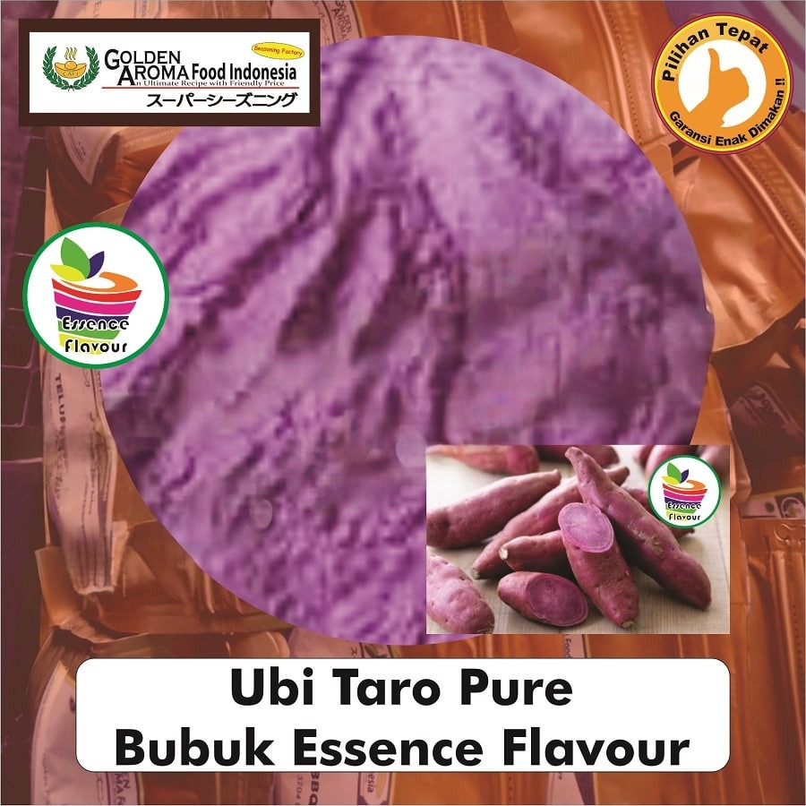 Bubuk Pure Ubi Taro Murni Essence Powder Sweet Purple Potato Flavour Masak Serbaguna Instan