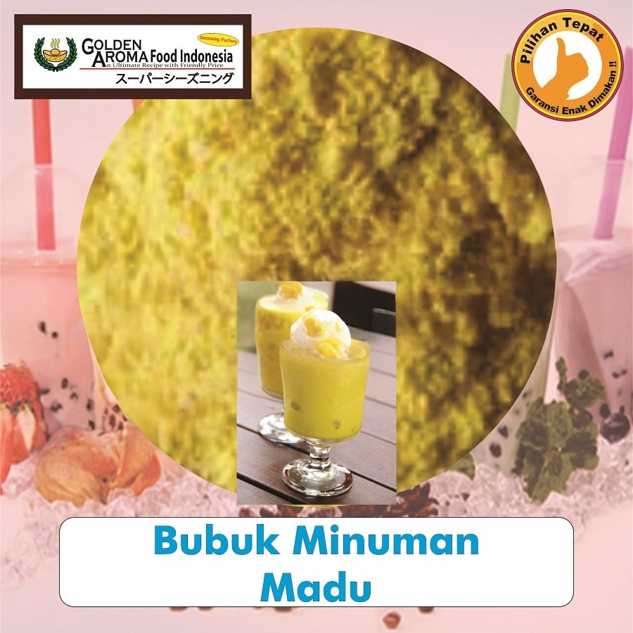 Bubuk Minuman Madu Honey Drink Powder Serbuk Instan Serbaguna Halal
