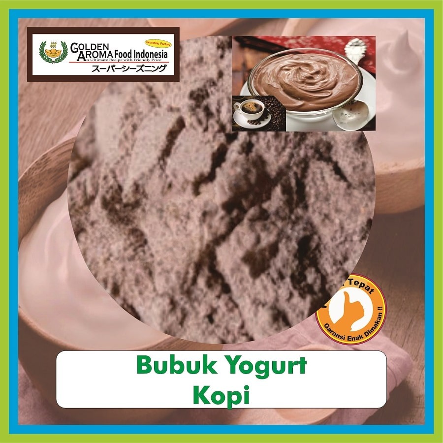 Bubuk Yogurt Kopi Drink Powder Yoghurt Coffee Serbuk Serbaguna Instan Sebaguna Halal