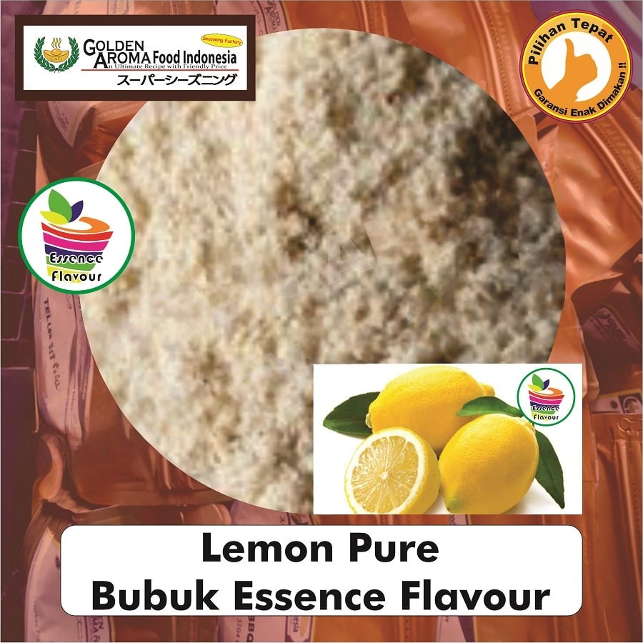 Bubuk Pure Lemon Murni Essence Powder Flavour Masak Serbaguna Instan